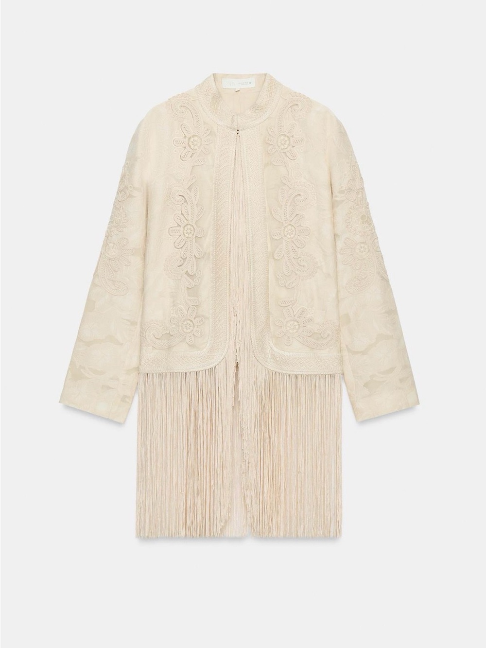 Zara ✨VIRAL✨ ZW Collection Fringed Jacket